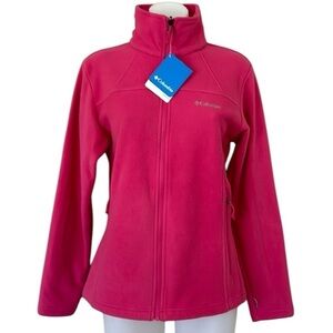 (NWT) Columbia Women’s Falls II Full-Zip Fleece Pink Jacket, Small